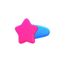 star hairpin [Pink] (Pink/Aqua)
