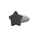 star hairpin [Black] (Black/Gray)