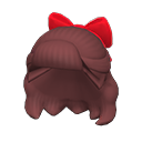 Secondary image of Wig with ribbon