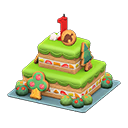 Animal Crossing New Horizons First-anniversary Cake Image