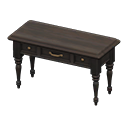 antique console table: (Black) Black / Black
