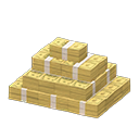 Geldscheinpyramide [Gelb] (Gelb/Beige)