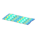 Image of variation Cyan zigzags