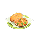 carrot bagel sandwich