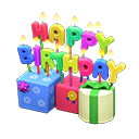 Animal Crossing New Horizons Birthday Candles Image