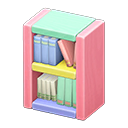 wooden-block bookshelf: (Pastel) Pink / Colorful