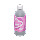 bottled beverage [Clear] (White/Pink)