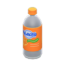 bottled beverage [Clear] (White/Orange)