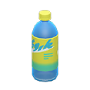 bottled beverage [Blue] (Aqua/Yellow)
