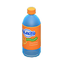 bottled beverage [Blue] (Aqua/Orange)