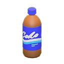 bottled beverage [Brown] (Beige/Aqua)