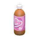 bottled beverage [Brown] (Beige/Pink)