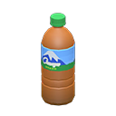bottled beverage [Brown] (Beige/Blue)