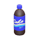 bottled beverage [Black] (Brown/Aqua)
