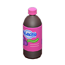 bottled beverage [Black] (Brown/Purple)