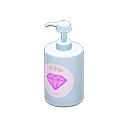 dispenser di sapone [Bianco] (Bianco/Rosa)