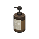 壓頭瓶子 [棕色] (棕色/米色)