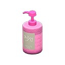 壓頭瓶子 [粉紅色] (粉紅色/米色)