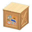 wooden box: (Natural) Beige / Colorful