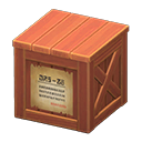 wooden box: (Brown) Brown / Beige