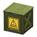 wooden box: (Green) Green / Yellow