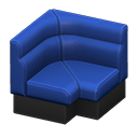 box corner sofa: (Navy blue) Blue / Black