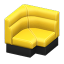 box corner sofa: (Yellow) Yellow / Black