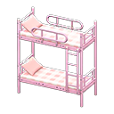 Animal Crossing New Horizons Pink Bunk Bed