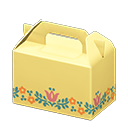 коробка для десерта (Желтый/Зеленый)
