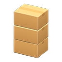 pile of cardboard boxes: (Plain) Beige / Beige