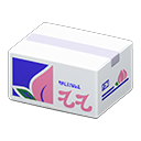 Animal Crossing New Horizons Peaches Cardboard Box
