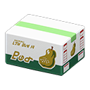 Animal Crossing New Horizons Pears Cardboard Box