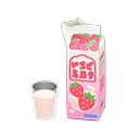 Image of variation Strawberry-flavored milk