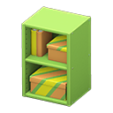 scaffale verticale [Verde] (Verde/Arancio)