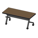 конференц-стол [Коричневый] (Коричневый/Черный)