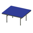 mesa grande cosmopolita [Plateado] (Gris/Azul)