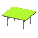 mesa grande cosmopolita [Plateado] (Gris/Verde)