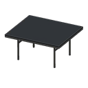 クールなダイニングテーブル [ブラック] (ブラック/ブラック)