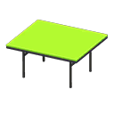 mesa grande cosmopolita [Negro] (Negro/Verde)