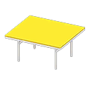 cool dining table [White] (White/Yellow)