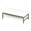 酷感矮桌 [銀色] (灰色/白色)