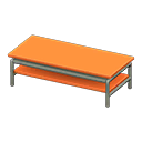 модный столик [Серебро] (Серый/Оранжевый)