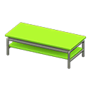 tavolino spavaldo [Argentato] (Grigio/Verde)