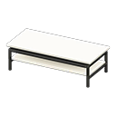 cool low table [Black] (Black/White)