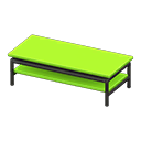 酷感矮桌 [黑色] (黑色/绿色)