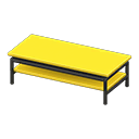 酷感矮桌 [黑色] (黑色/黃色)