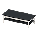 tavolino spavaldo [Bianco] (Bianco/Nero)