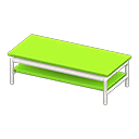 cool low table [White] (White/Green)