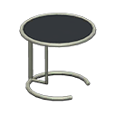 cool side table: (Silver) Gray / Black