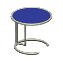 cool side table: (Silver) Gray / Blue
